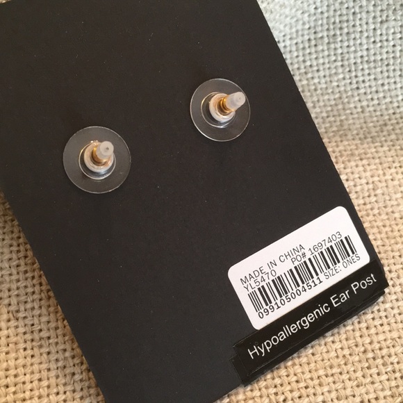 J. Crew Sparkle Pineapple Earrings Frosted Citrus - Picture 4 of 8